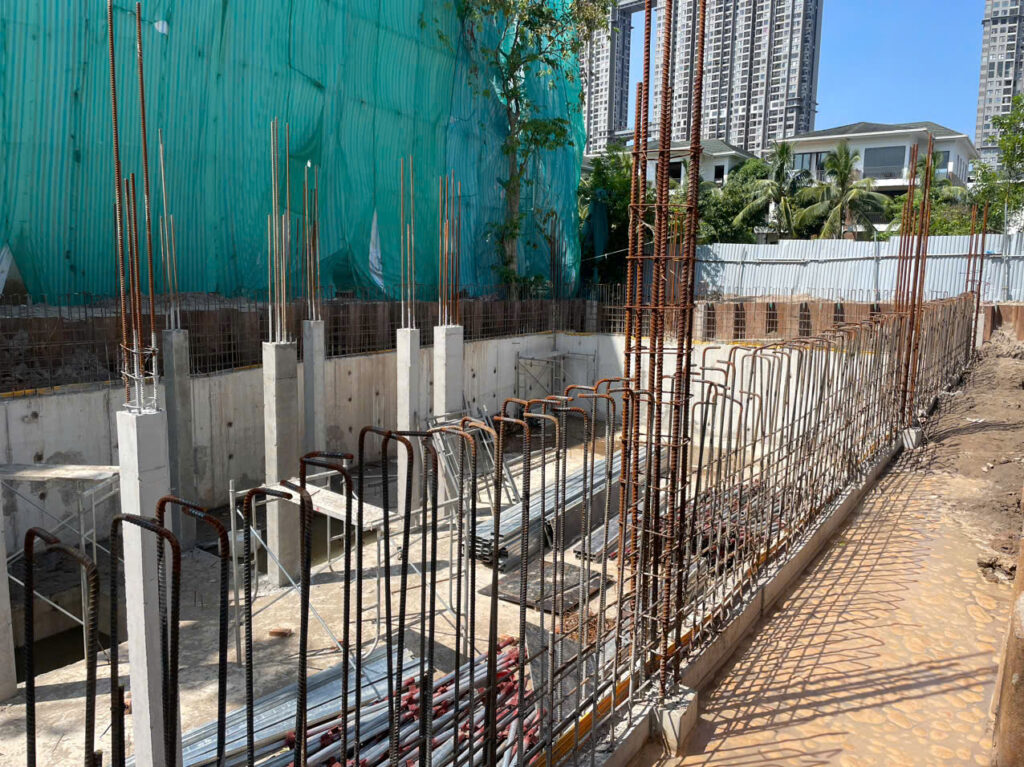 Hình ảnh thi công phần thô